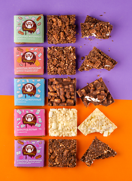 Линейка воздушного шоколада «Hunterberry»