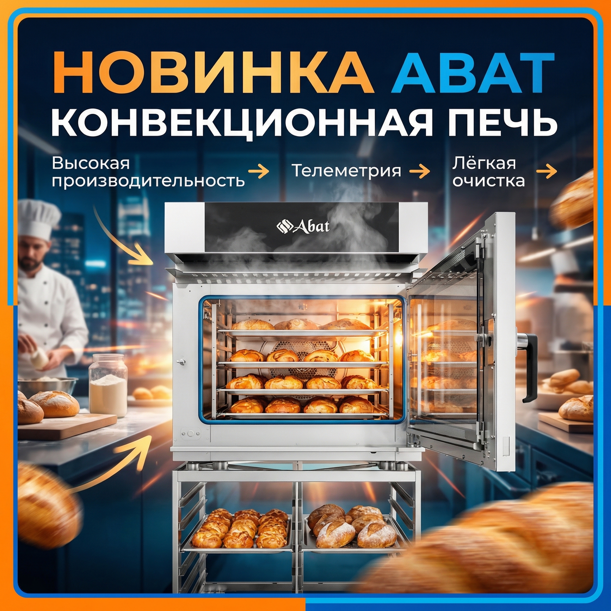 Конвекционная печь Abat КЭП-5ПП