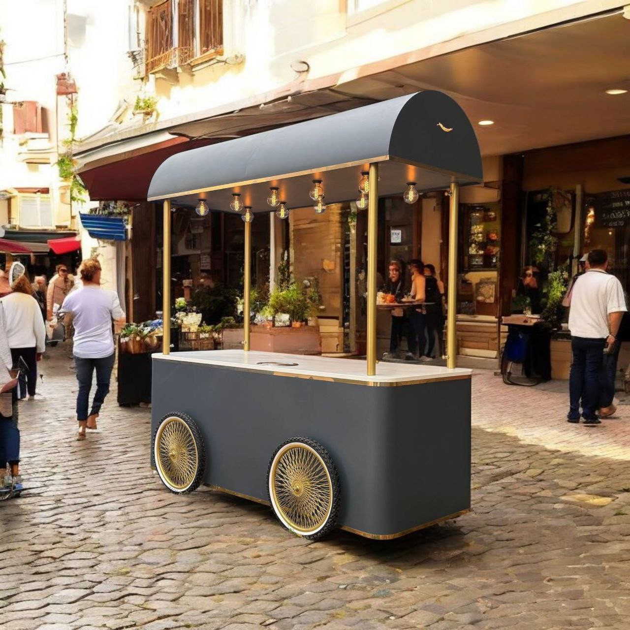 Брендированная гастро - станция для презентаций и повседневной торговли.