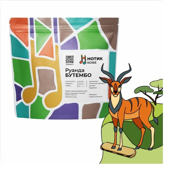 Кофе в зёрнах РУАНДА БУТЕМБО