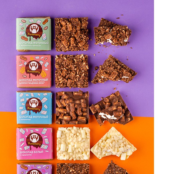 Линейка воздушного шоколада «Hunterberry»