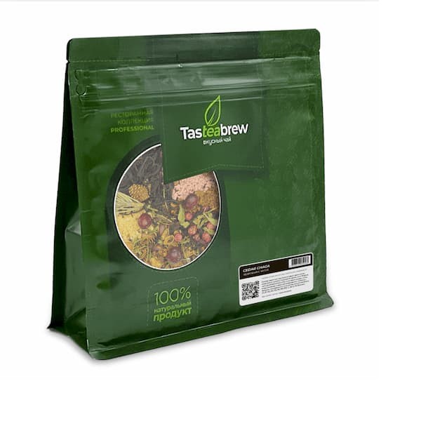 Чайный напиток растительно-травяной TASTEABREW PRO "CEDAR CHAGA / КЕДРОВЫЙ С ЧАГОЙ" 250 гр